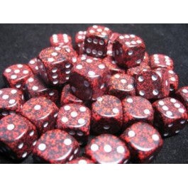 Speckled Silver Volcano 12Mm D6 Dice-25944