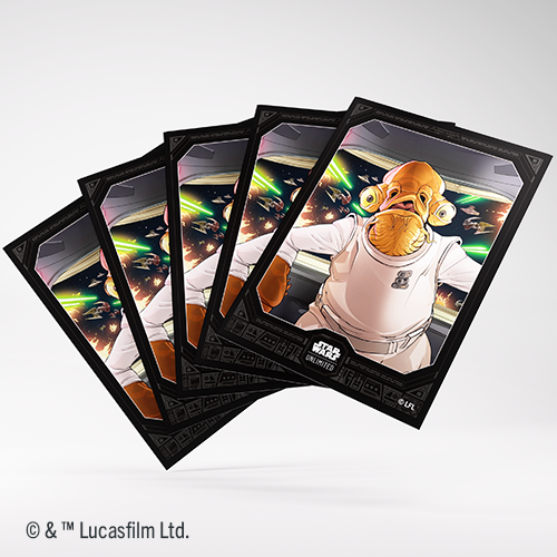 Star Wars: Unlimited Premium Art Sleeve Admiral Ackbar (Pre-Order)