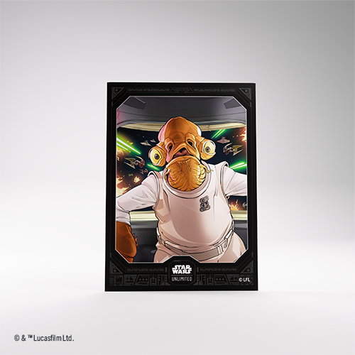 Star Wars: Unlimited Premium Art Sleeve Admiral Ackbar (Pre-Order)
