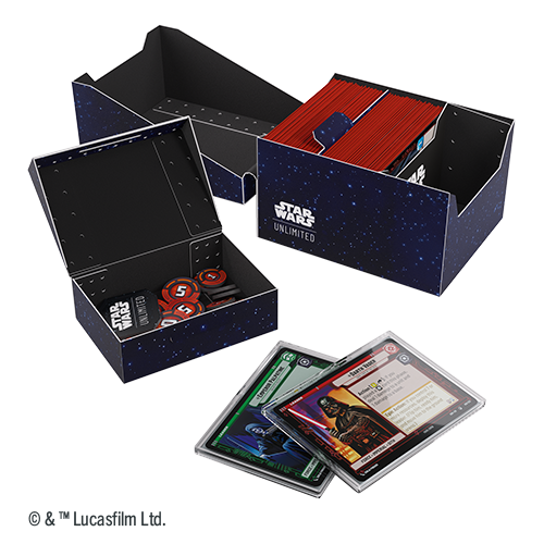 STAR WARSTM: UNLIMITED TWIN SUNS SOFT CRATE - Card Back Blue (Pre-Order)