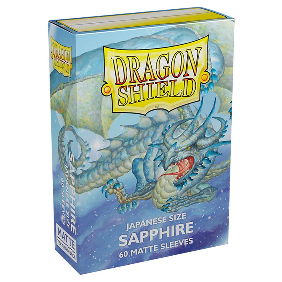 Dragon Shield - Japanese Size - Sapphire - Matte (60)
