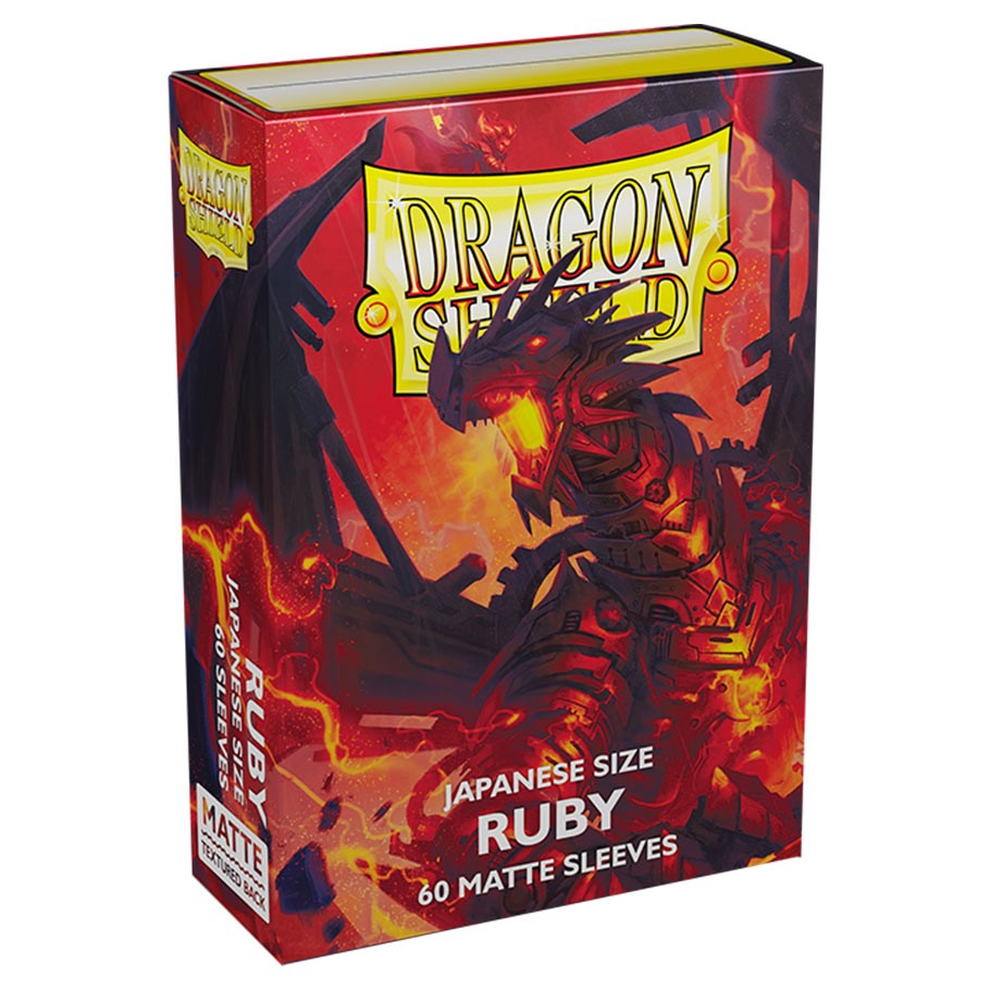 Dragon Shield - Japanese Size - Ruby - Matte (60)