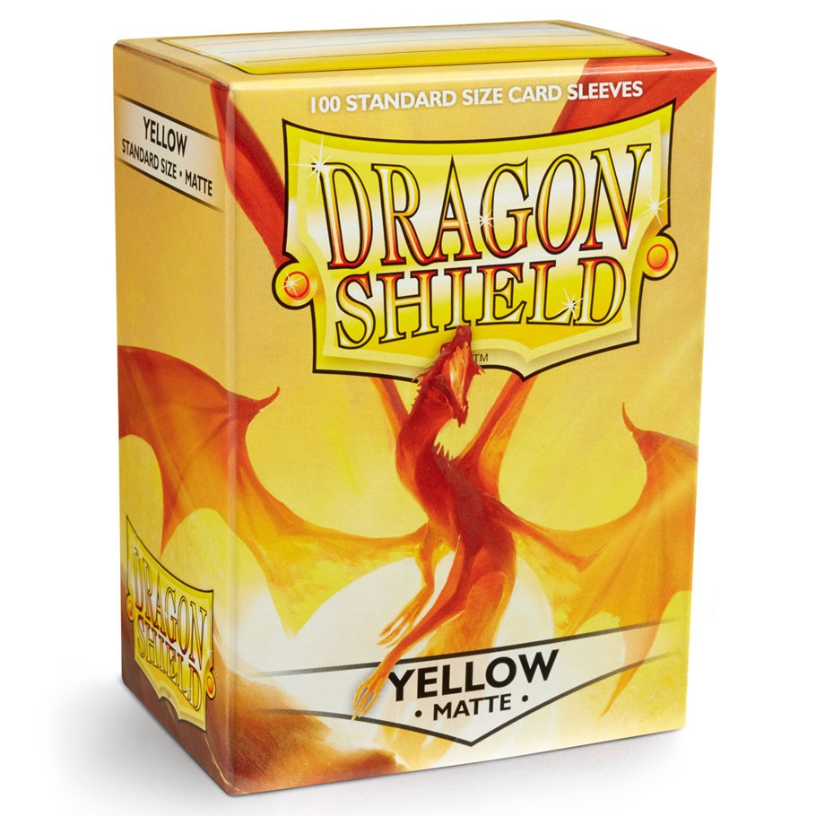 Dragon Shield - Yellow - Matte (100)