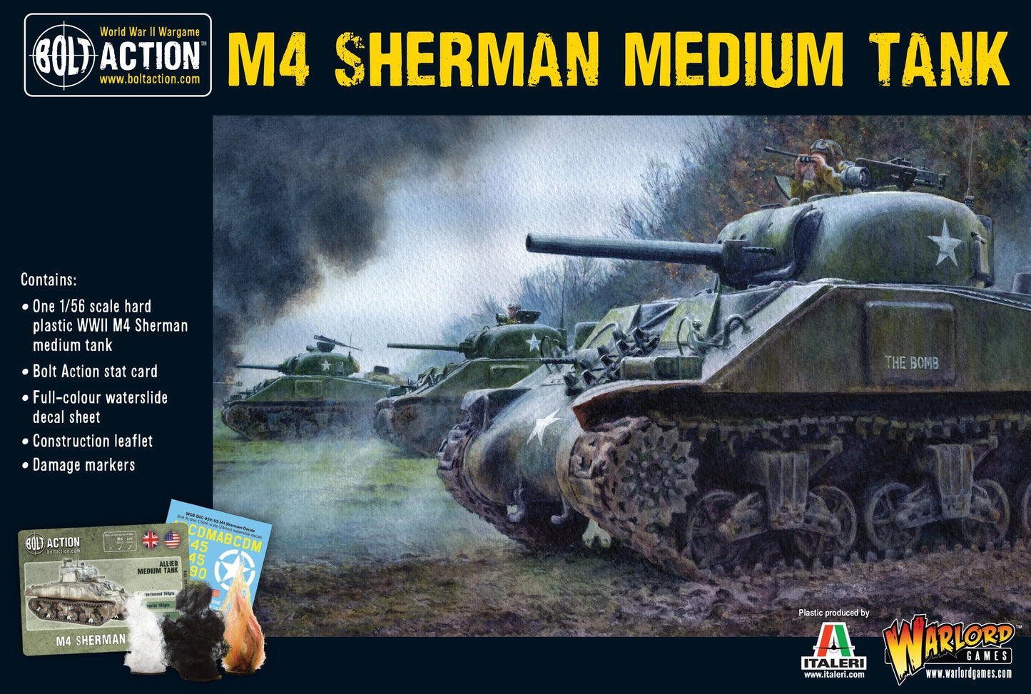 M4 Sherman medium tank - Bolt Action