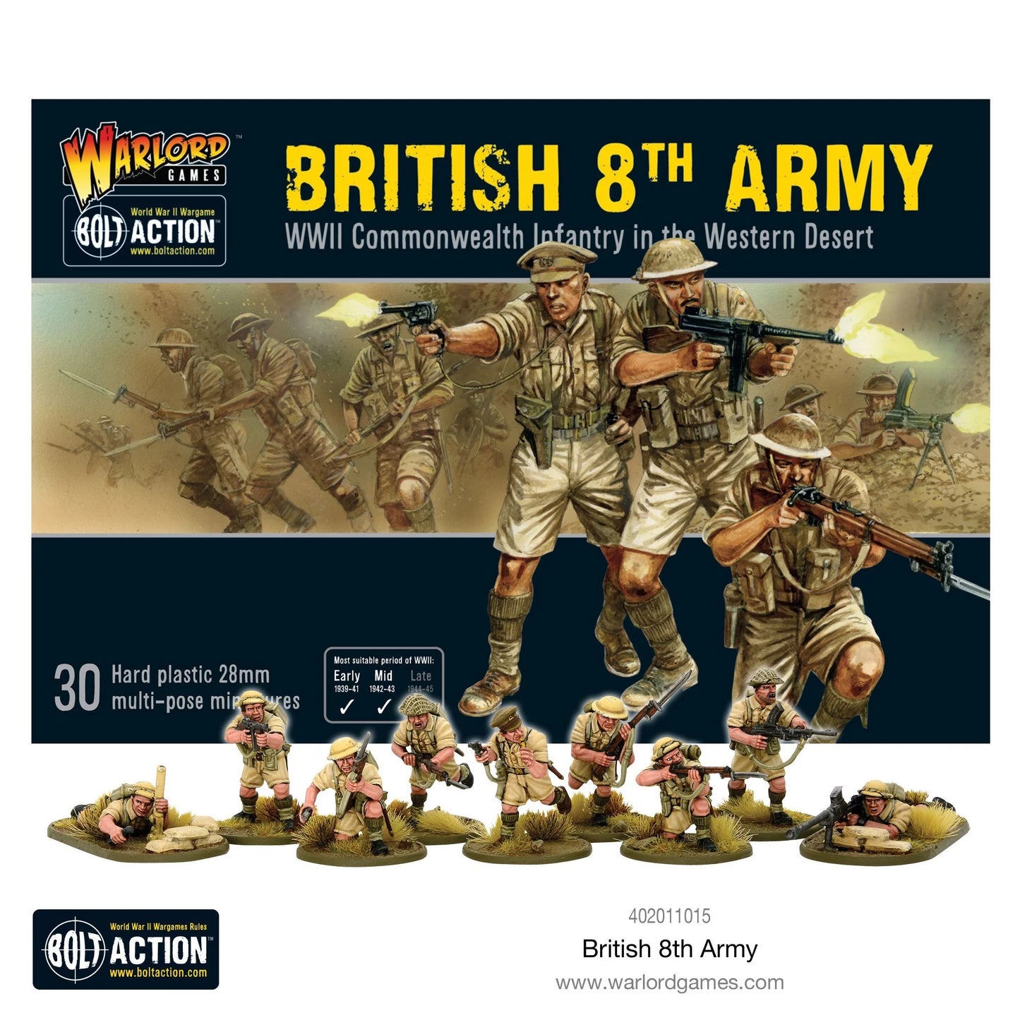 British  8th Army - Bolt Action