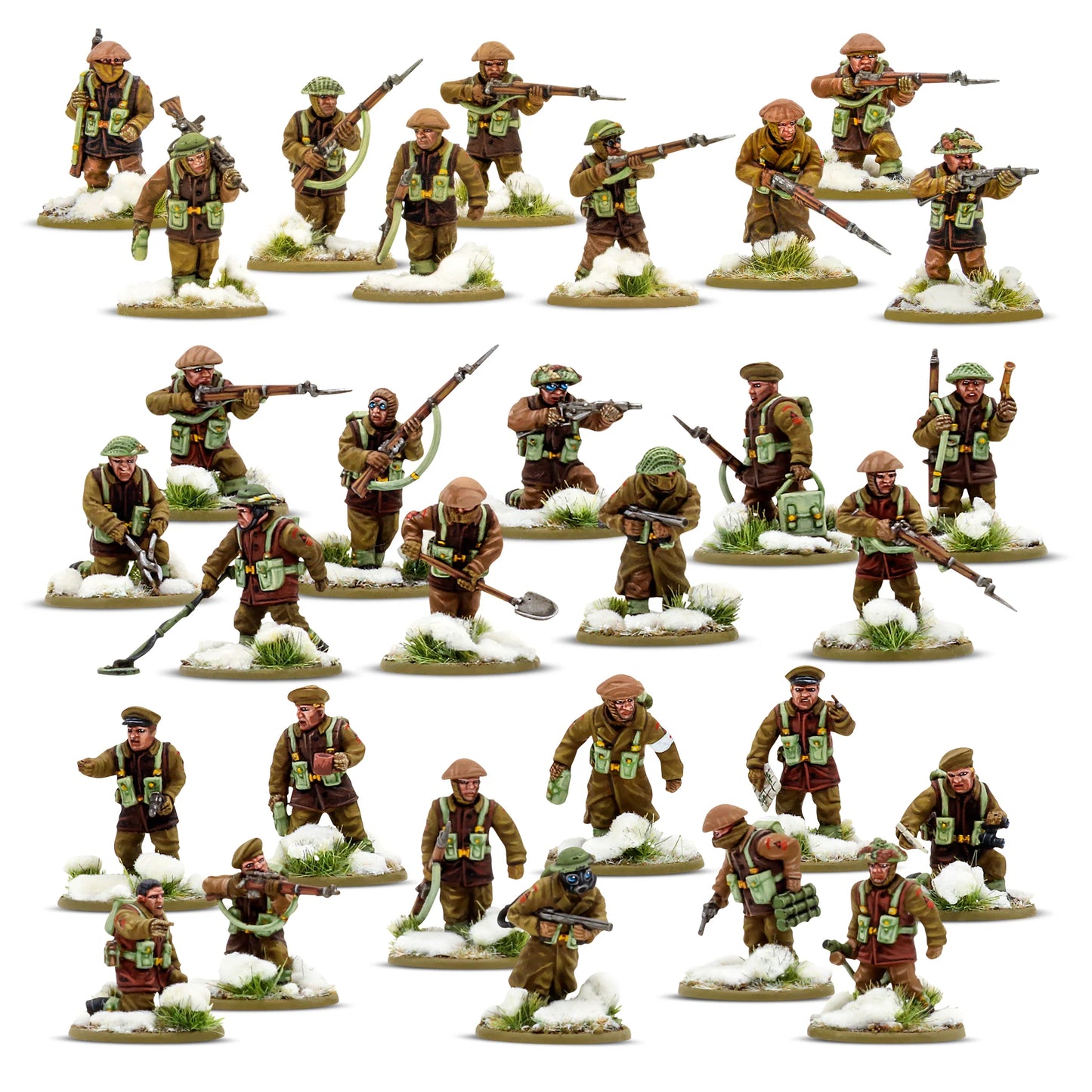 Bolt Action - British & Canadian Infantry (Winter) Platoon