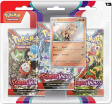 Scarlet & Violet 3 Pack Blister Arcanine