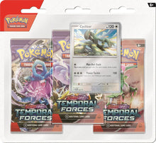 Pokemon Scarlet and Violet Temporal Forces 3 Pack Blister [Cyclizar]