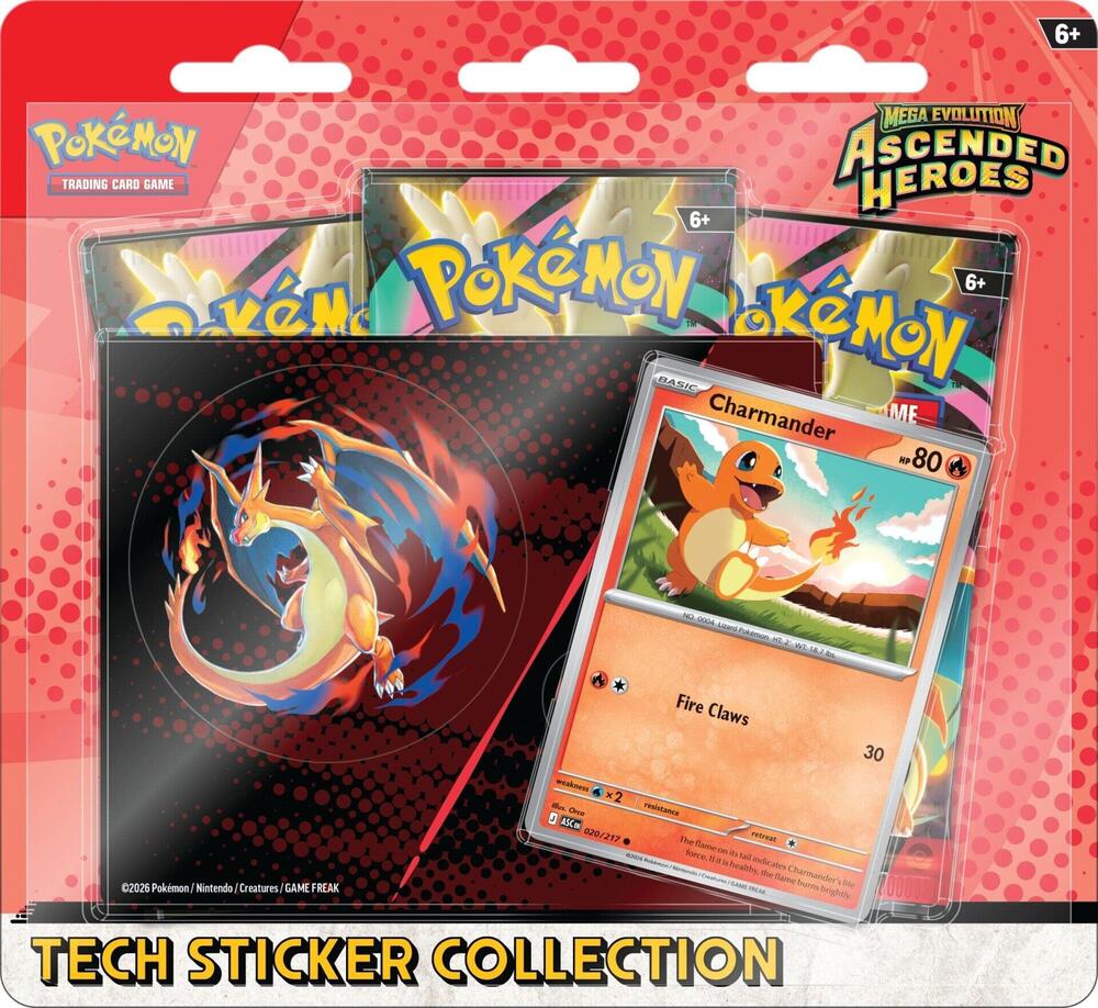 Tech Sticker Collection - Gastly/Charmander