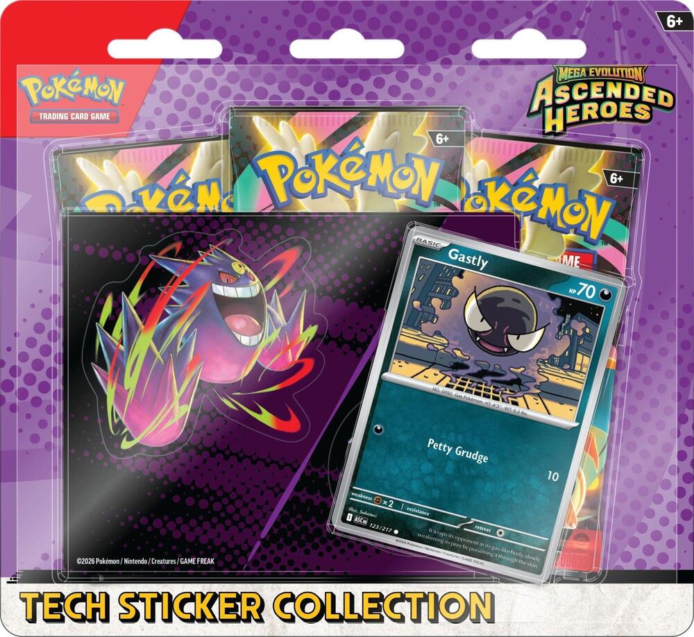 Tech Sticker Collection - Gastly/Charmander