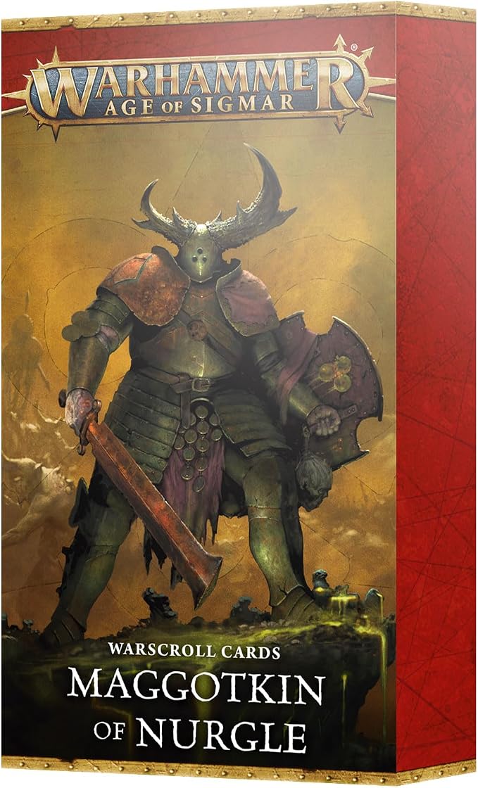 Warhammer AoS: Warscroll Cards: Maggotkin of Nurgle 4th Edition
