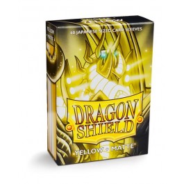 Dragon Shield Sleeves: Japanese Matte - Yellow 60CT