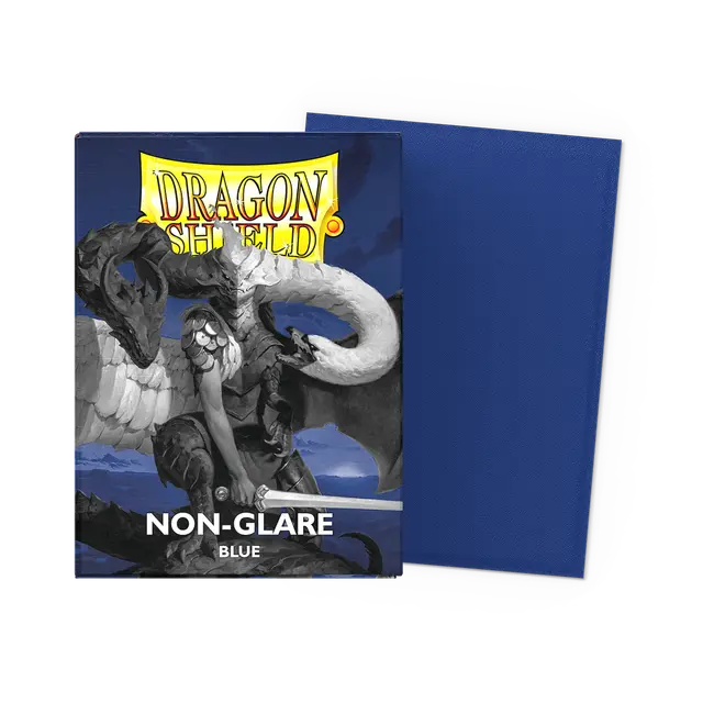 Blue - Non-Glare - Matte Sleeves - Standard Size