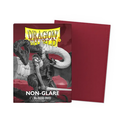 Blood Red - Non-Glare - Matte Sleeves - Standard Size