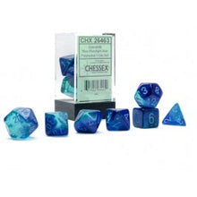 Chessex Gemini Blue-Blue/Light Blue 7 Die Set-26463