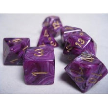 Chessex: Vortex Purple/Gold 7-Die Set-27437