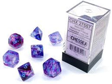 Chessex Nebula Nocturnal Blue Luminary 7 Die Set-27557