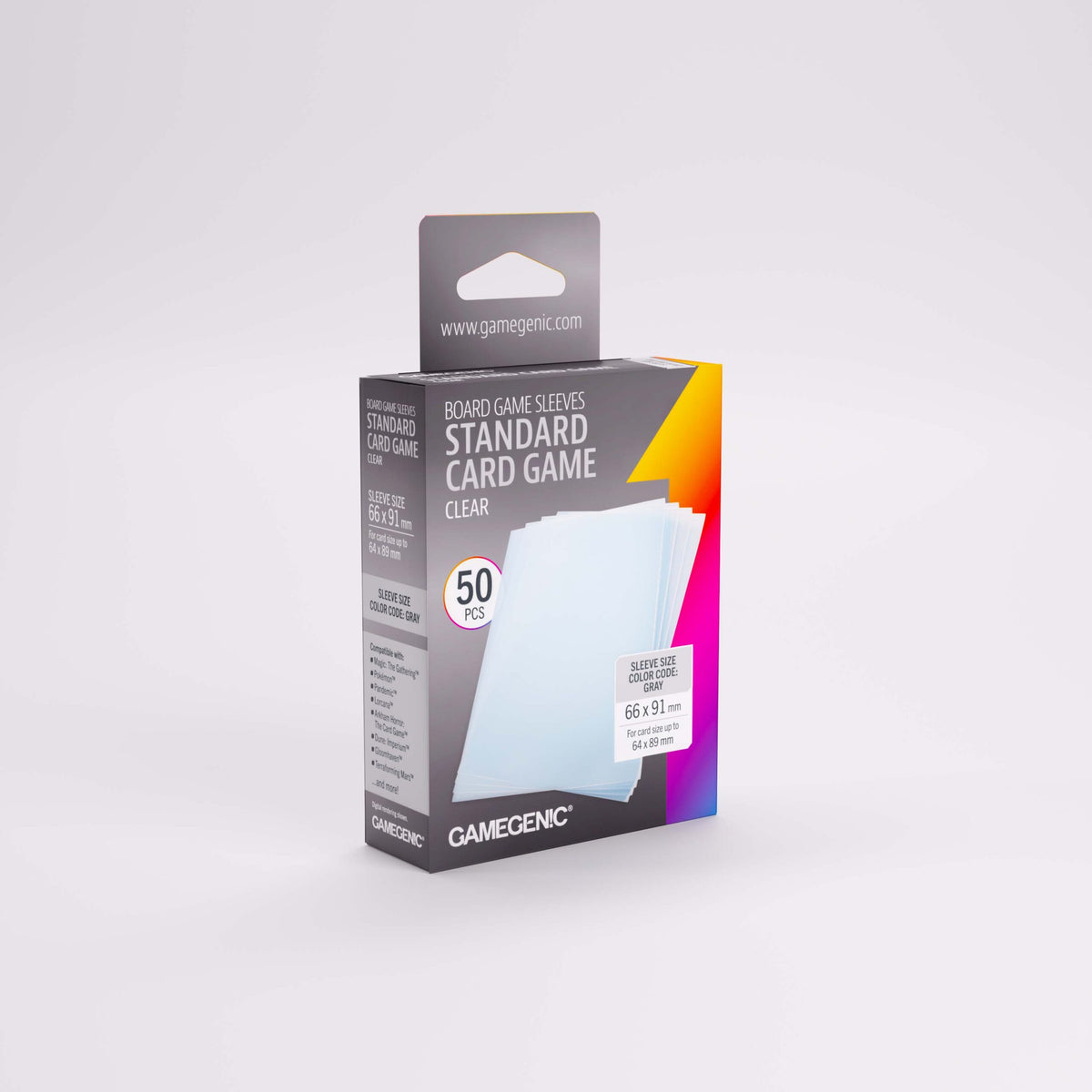 PRIME BOARD GAME SLEEVES - Gray