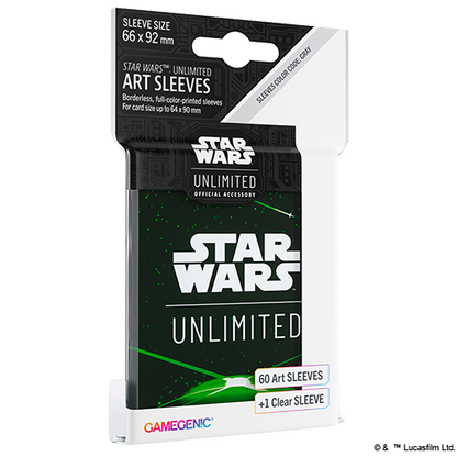 Star Wars: Unlimited Art Sleeve Card Back Green