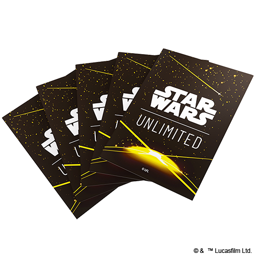 Star Wars: Unlimited Art Sleeve Card Back Yellow