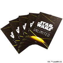 Star Wars: Unlimited Art Sleeve Card Back Yellow