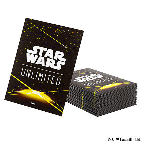 Star Wars: Unlimited Art Sleeve Card Back Yellow