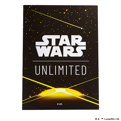 Star Wars: Unlimited Art Sleeve Card Back Yellow