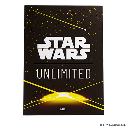 Star Wars: Unlimited Art Sleeve Card Back Yellow