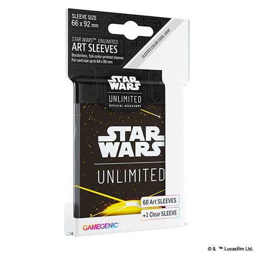 Star Wars: Unlimited Art Sleeve Card Back Yellow
