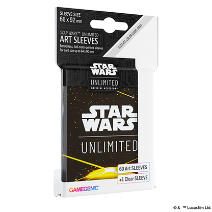 Star Wars: Unlimited Art Sleeve Card Back Yellow