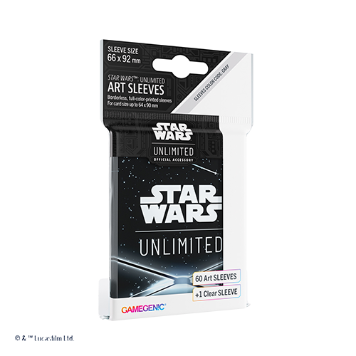 Star Wars: Unlimited Art Sleeves Card Back Black