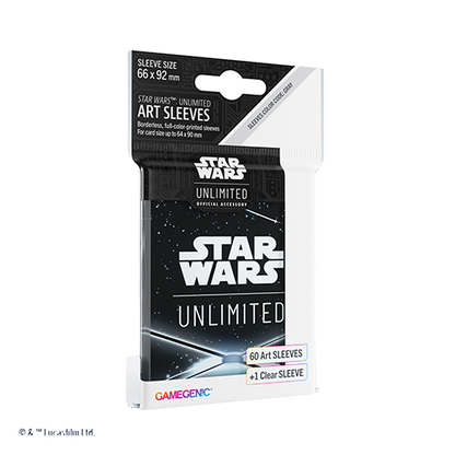 Star Wars: Unlimited Art Sleeves Card Back Black