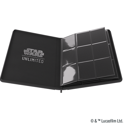 Star Wars: Unlimited Zip-Up Album 18-Pocket Black(Pre-Order)