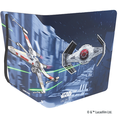 STAR WARSTM: UNLIMITED CASUAL ALBUM 18-POCKET - X-Wing/Tie-Fighter (Pre-Order)