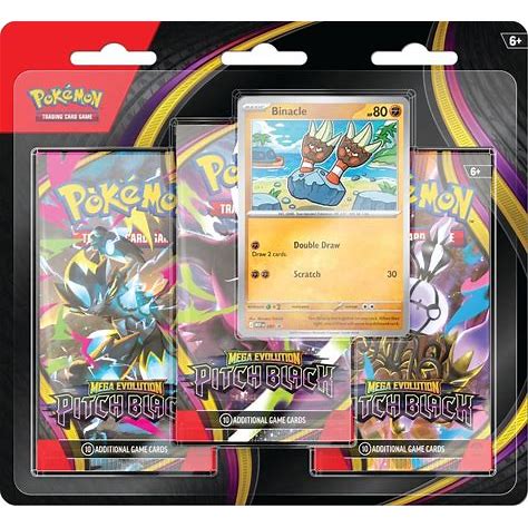 Pokemon Pitch Black ME05 [Binacle] 3-Pack Blister