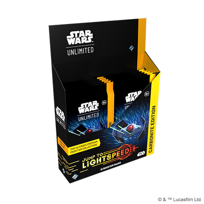 Star Wars Unlimited - Jump to Lightspeed: Carbonite Booster Display