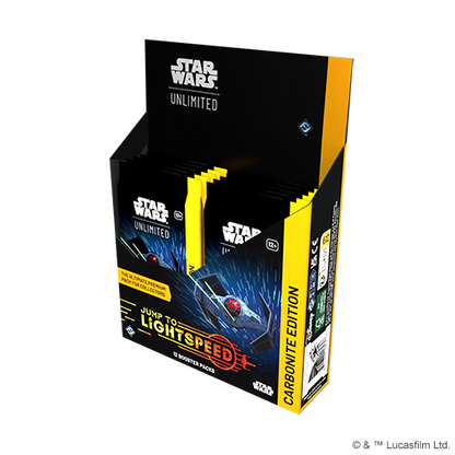 Star Wars Unlimited - Jump to Lightspeed: Carbonite Booster Display