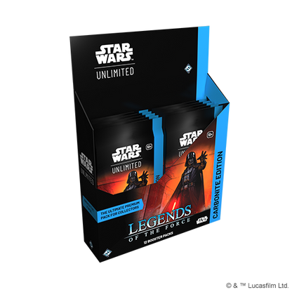 Star Wars: Unlimited - Legends of the Force - Carbonite Booster Display Box (Pre-Order)