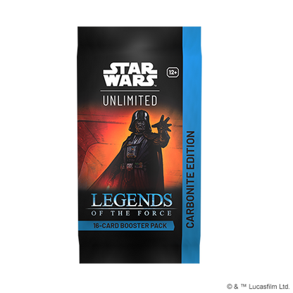 Star Wars: Unlimited - Legends of the Force - Carbonite Booster Display Box (Pre-Order)