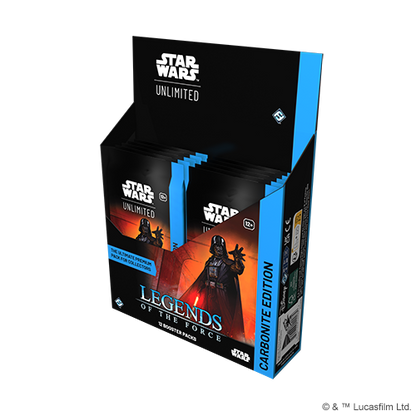Star Wars: Unlimited - Legends of the Force - Carbonite Booster Display Box (Pre-Order)