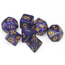 Chessex: Speckled Golden Cobalt Blue 7-Die Set