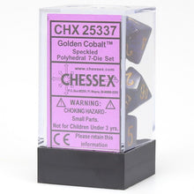 Chessex: Speckled Golden Cobalt Blue 7-Die Set
