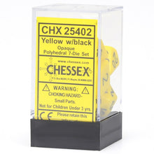 Chessex: Opaque Yellow 7-Die Set