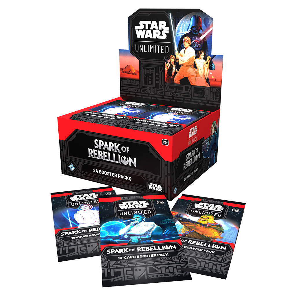 Star Wars Unlimited Spark of Rebellion Booster Display